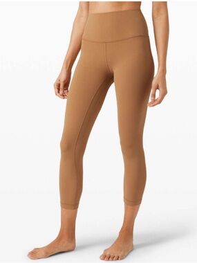 Lululemon Align 21” Saddle Brown Leggings- 4